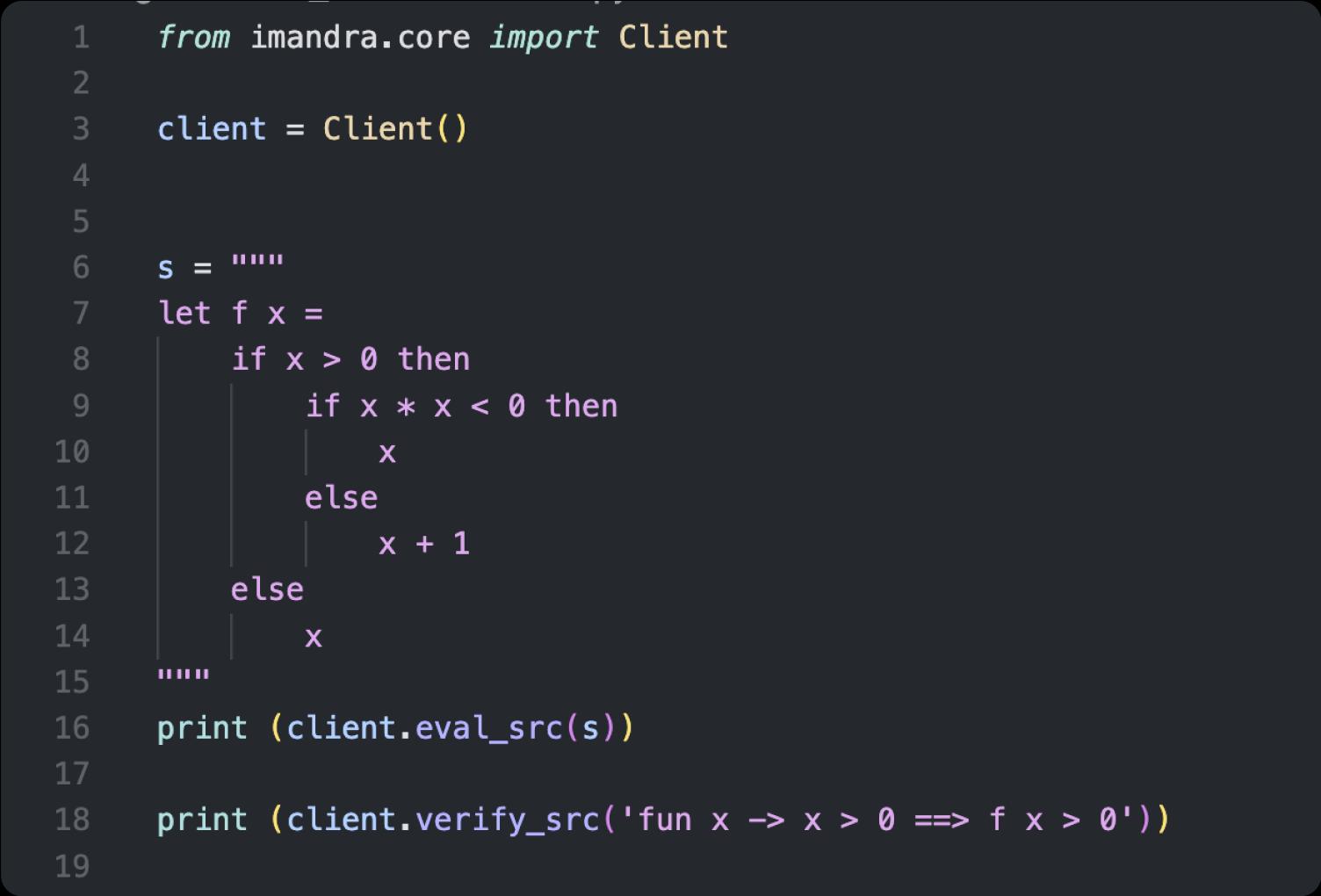 Imandra Python Library